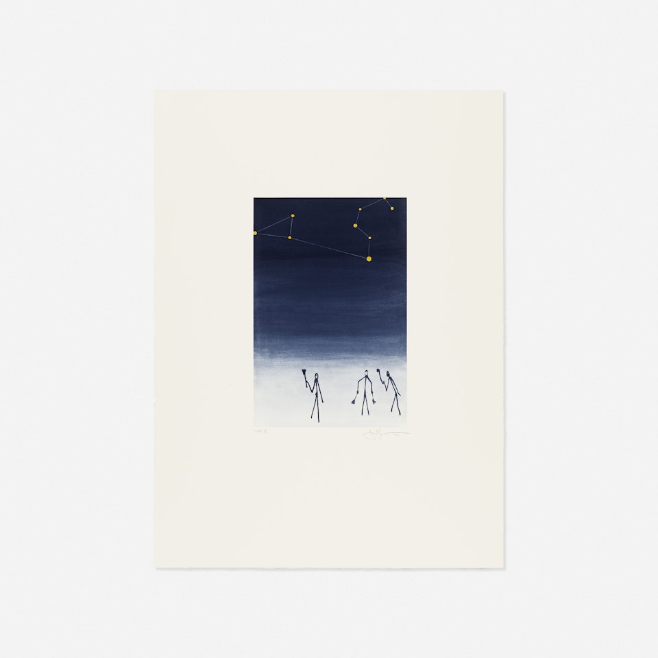 Leo (from The Leo Castelli 90th Birthday portfolio) by Jasper Johns