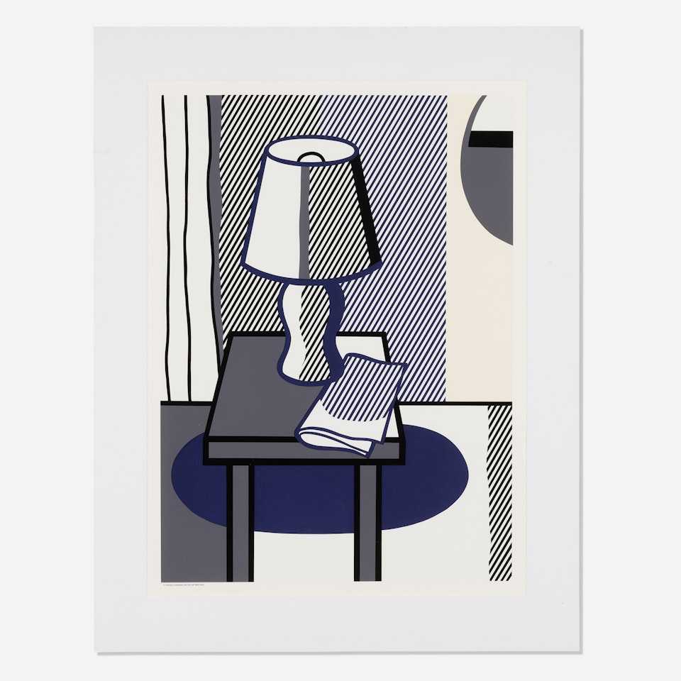 Still Life with Table Lamp (from the Office Still Lifes series) by Roy Lichtenstein