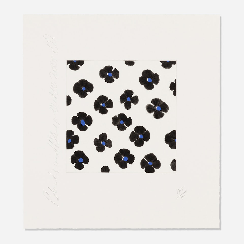 Black and Blue by Donald Sultan