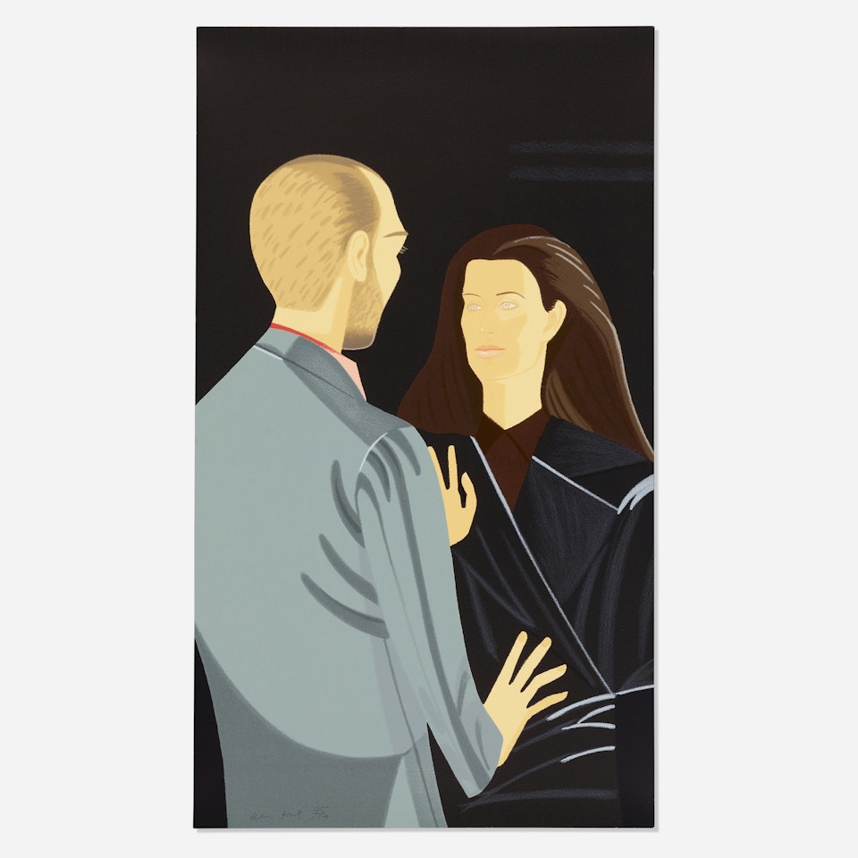 Francesco and Alba Clemente (from the Pas de Deux portfolio) by Alex Katz