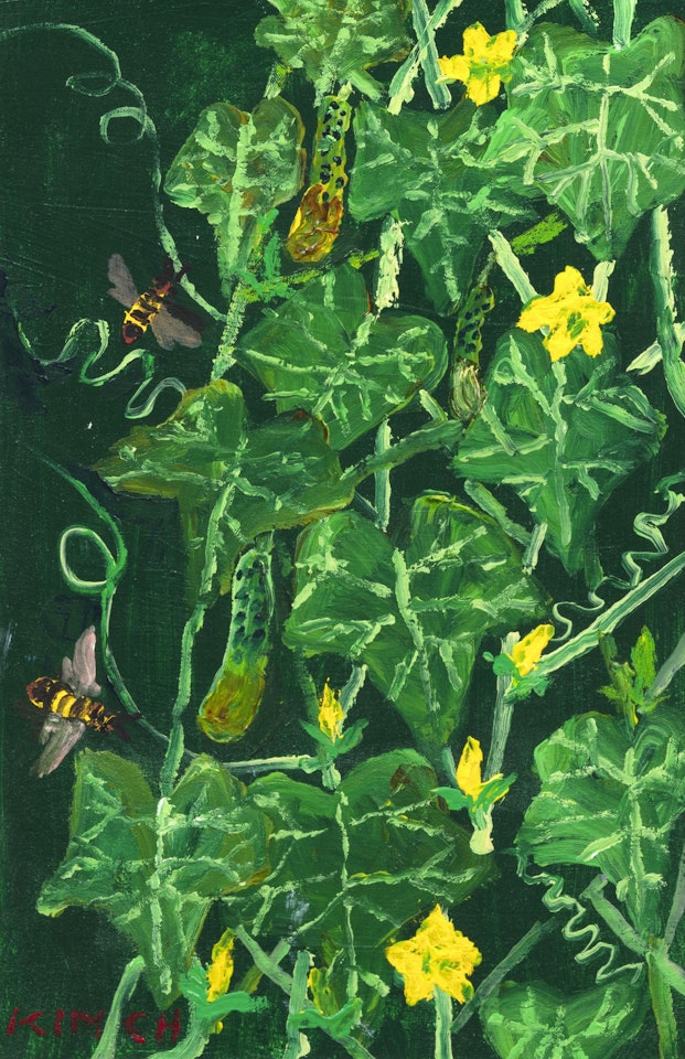 Cucumber Flowers by Kim Chong Hak