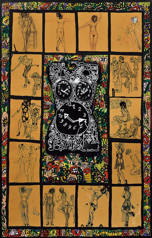 La Femme et le Temps by Robert Combas