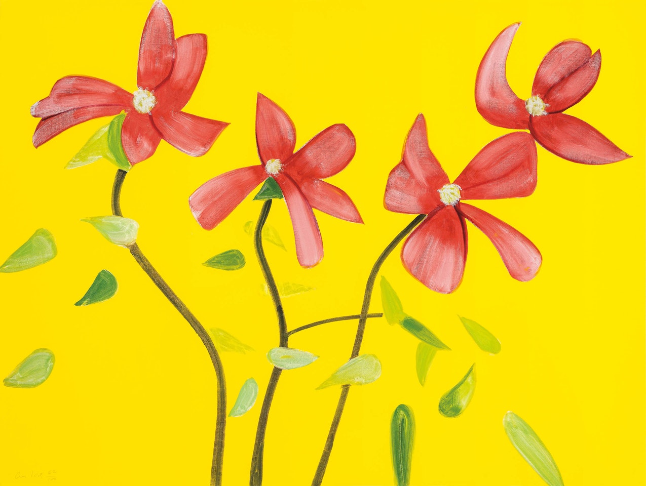 Red Dogwood 1 : Flowers Portfolio by Alex Katz