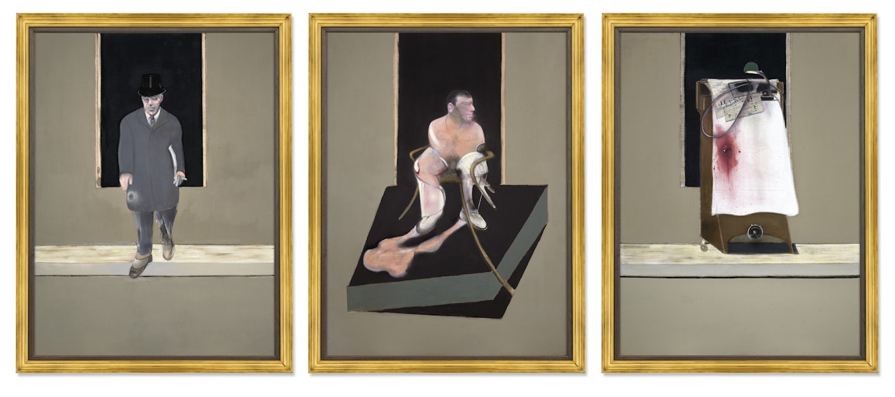 Triptych 1986-7 by Francis Bacon