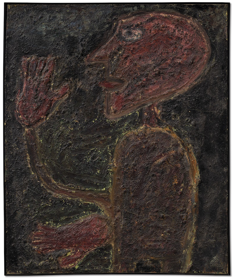 Discoureur fossile (Fossilised Speaker) by Jean Dubuffet