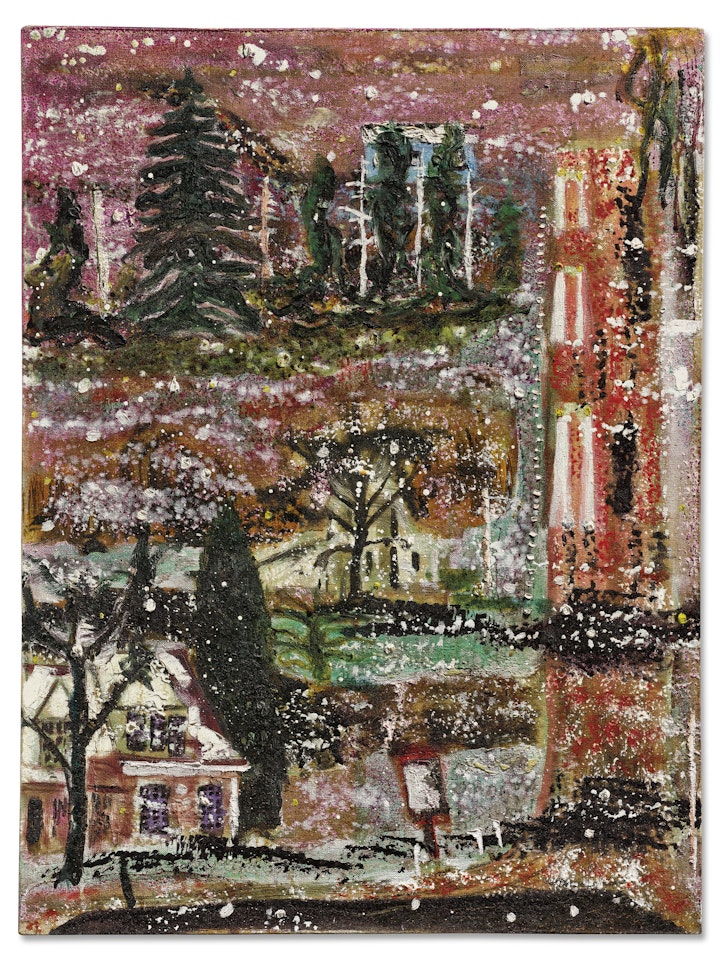Some Houses on Iron Hill by Peter Doig