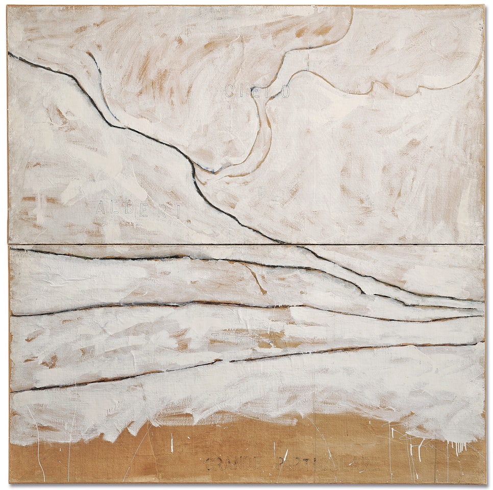 Grande Particolare (Large Detail) by Mario Schifano