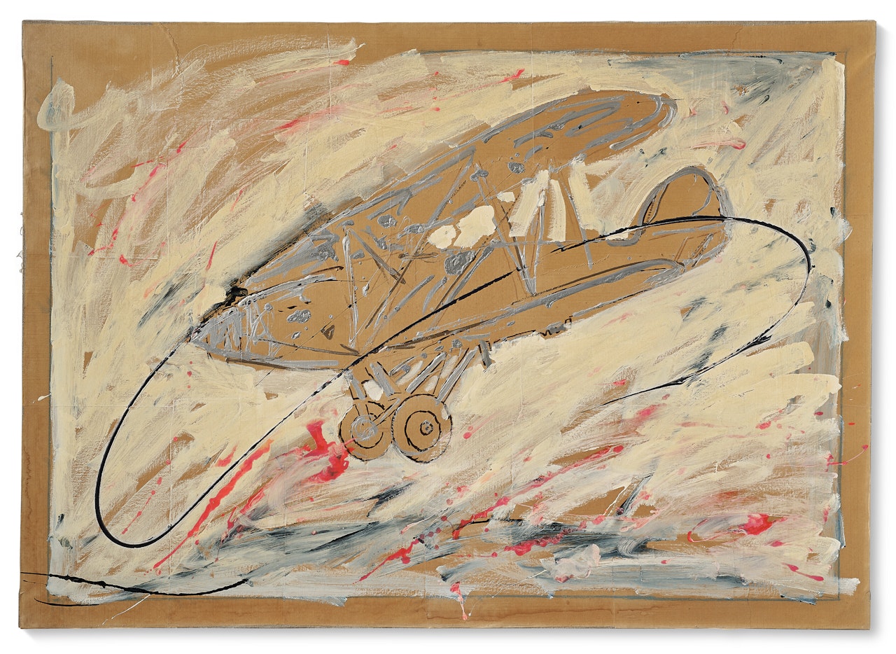 Biplano (Biplane) by Mario Schifano