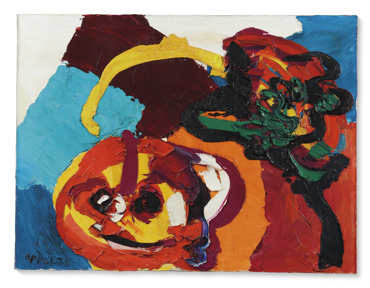 Together in a Landscape by Karel Appel