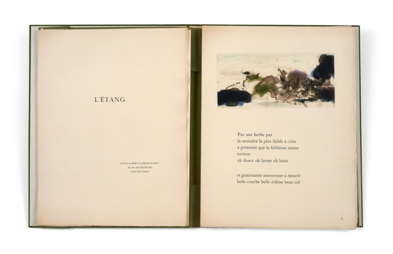 The pond by Zao Wou-Ki