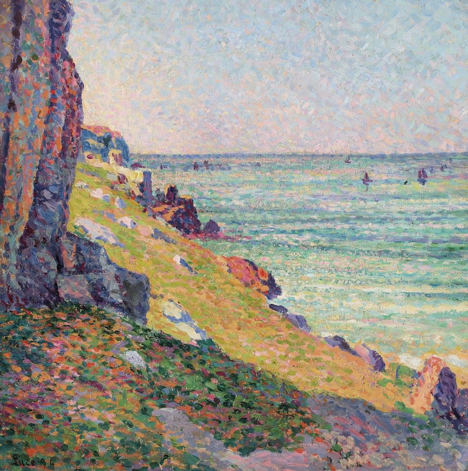 Les rochers à Agay by Maximilien Luce