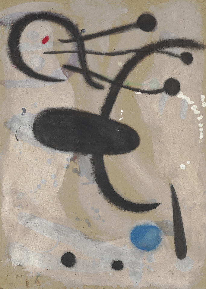 Oiseaux dans l'espace by Joan Miró