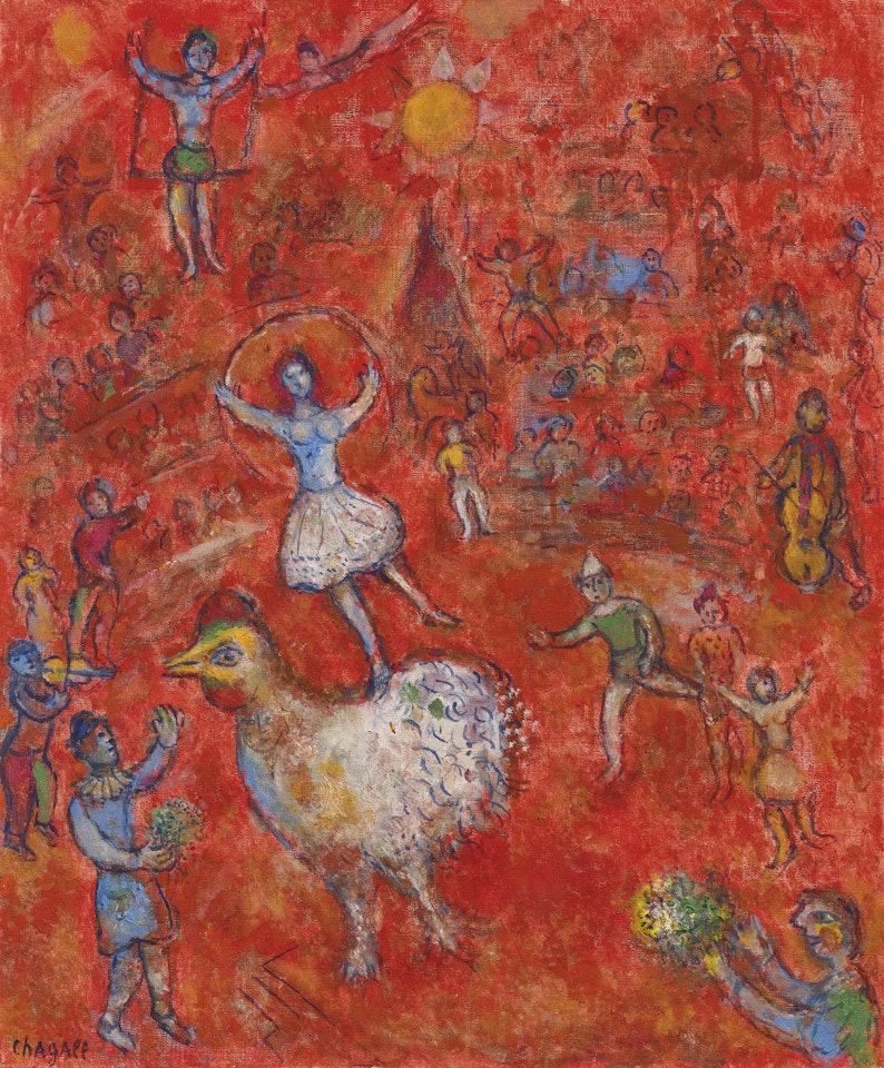 Scène de cirque by Marc Chagall