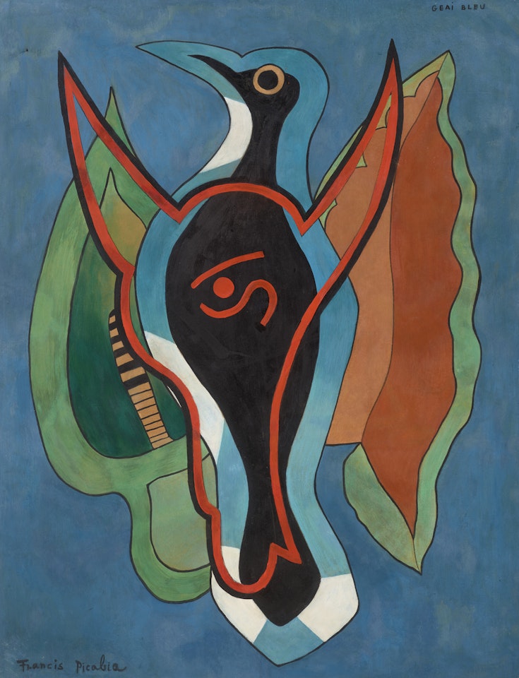 Geai bleu by Francis Picabia