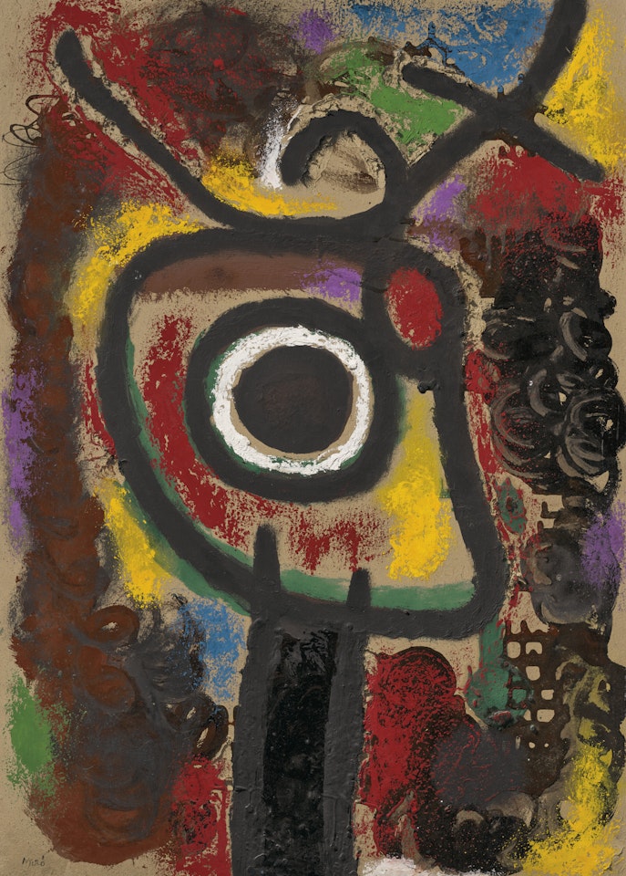 Personnage et oiseau by Joan Miró