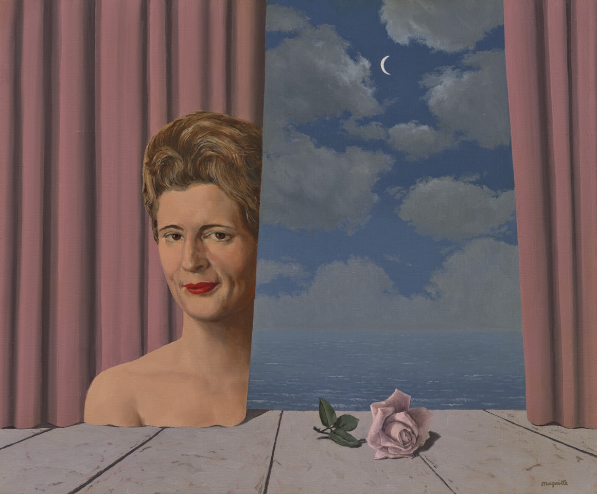 L'endroit du décor by René Magritte