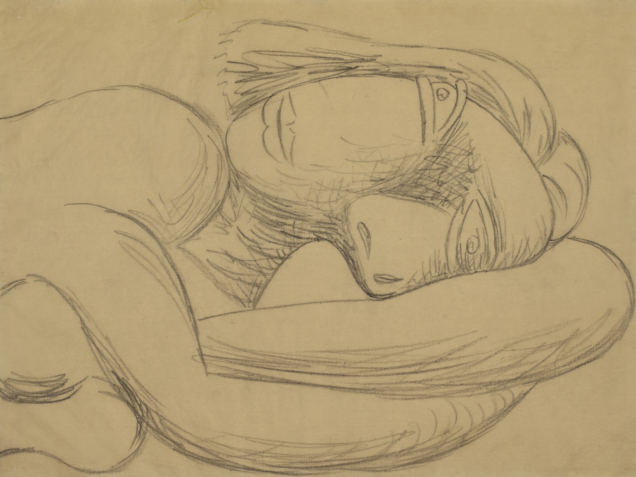 Buste de femme couchée by Pablo Picasso