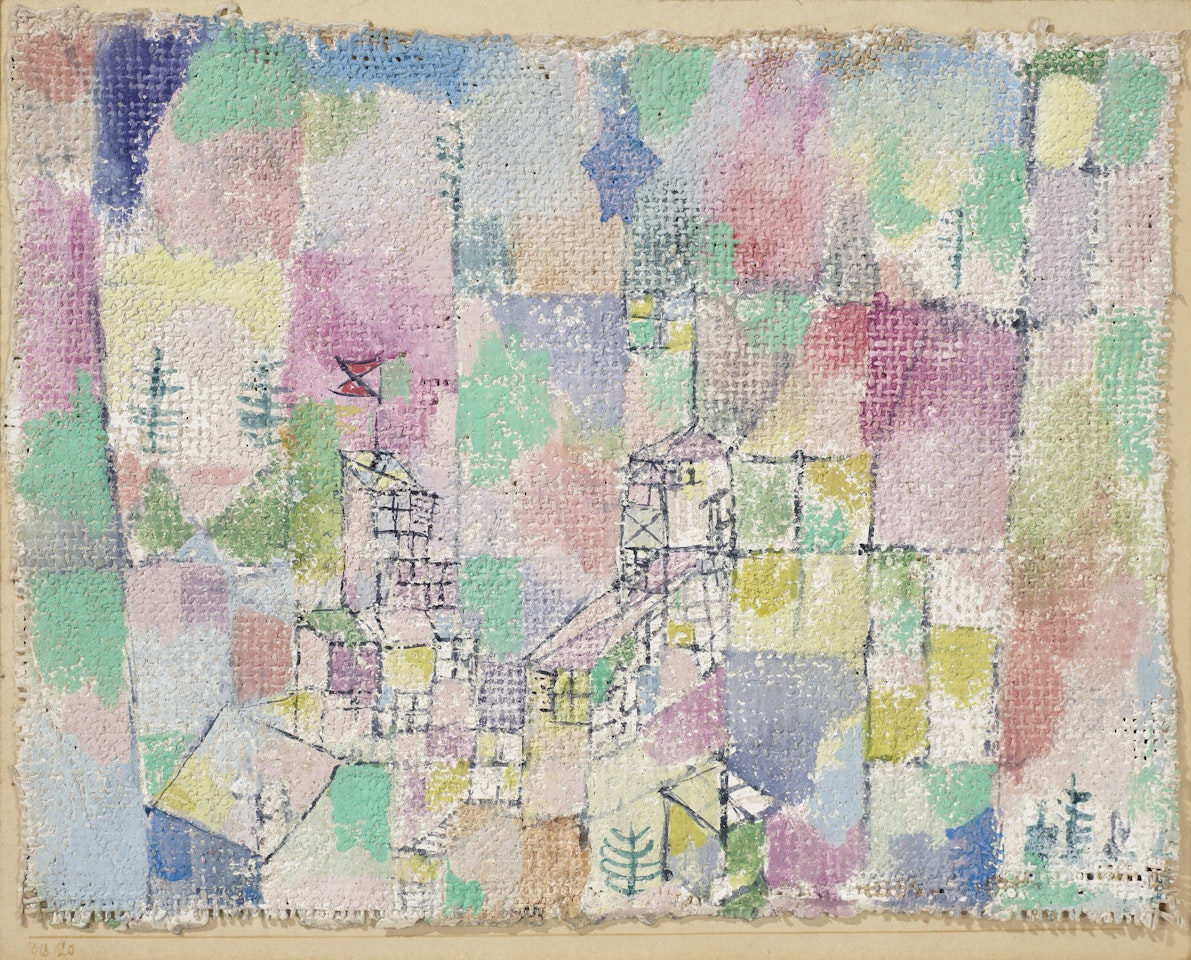 Zwei Lustschlösschen by Paul Klee