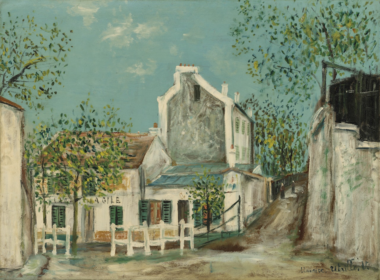 Le Lapin Agile à Montmartre by Maurice Utrillo