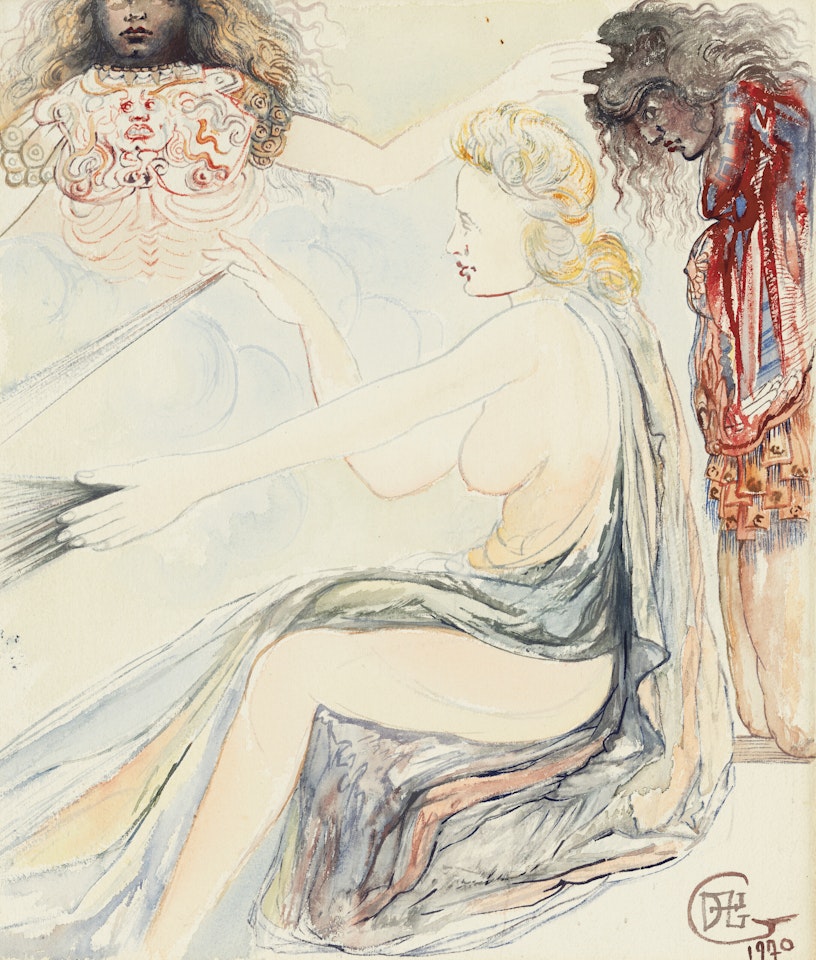 Le voile de Pénélope by Salvador Dali
