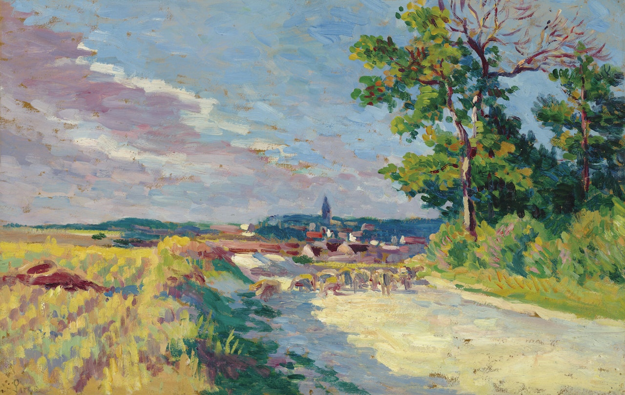 Paysage à Méréville by Maximilien Luce