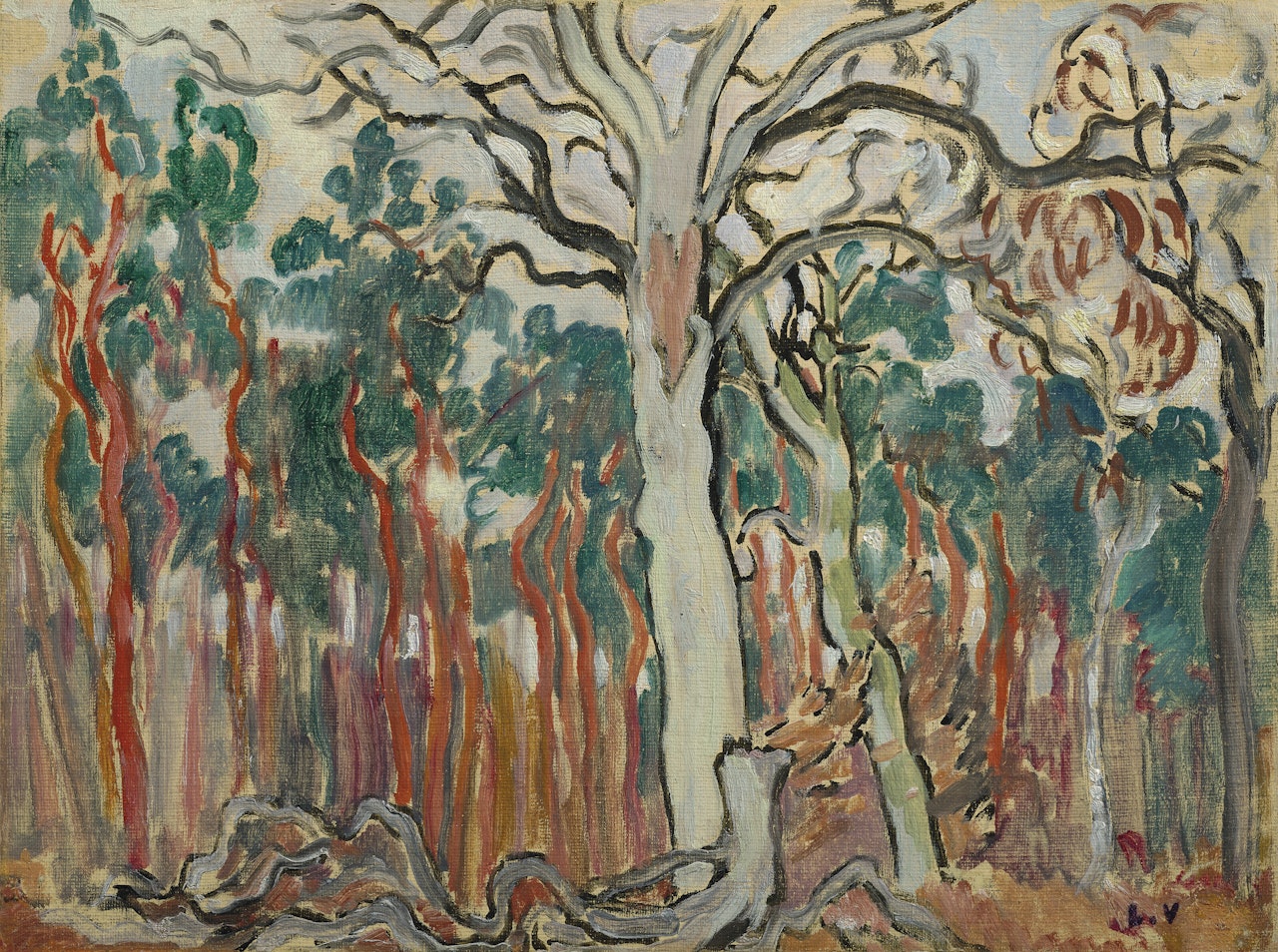 Les arbres en Sologne by Louis Valtat