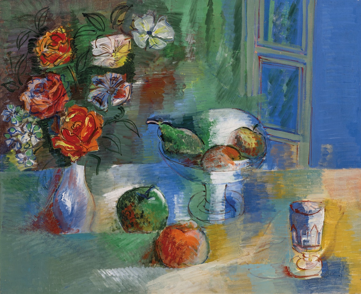 Nature morte à la coupe de fruits by Jean Dufy