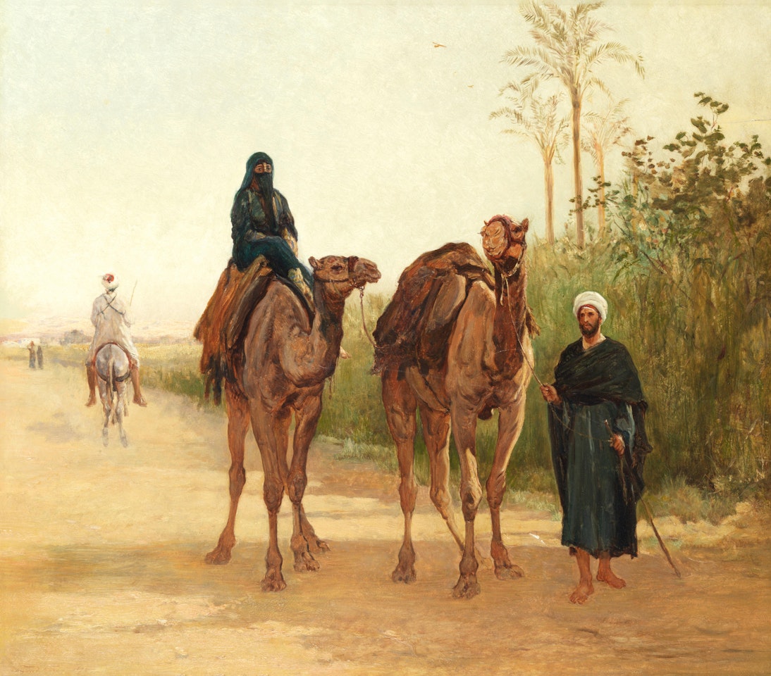 The travellers by Heywood Hardy