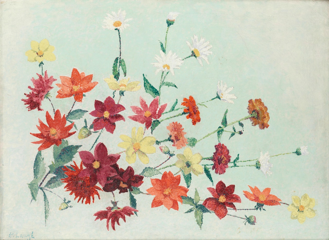 Cosmos et marguerites by Achille Laugé