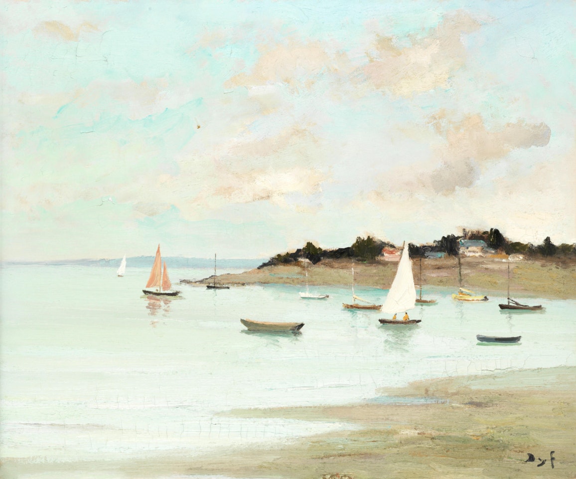 Départ de voiliers, Bretagne by Marcel Dyf