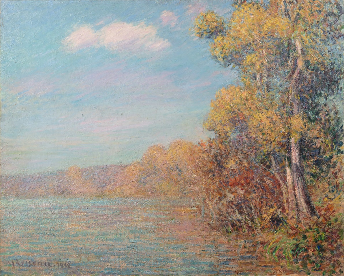 La rivière en automne by Gustave Loiseau