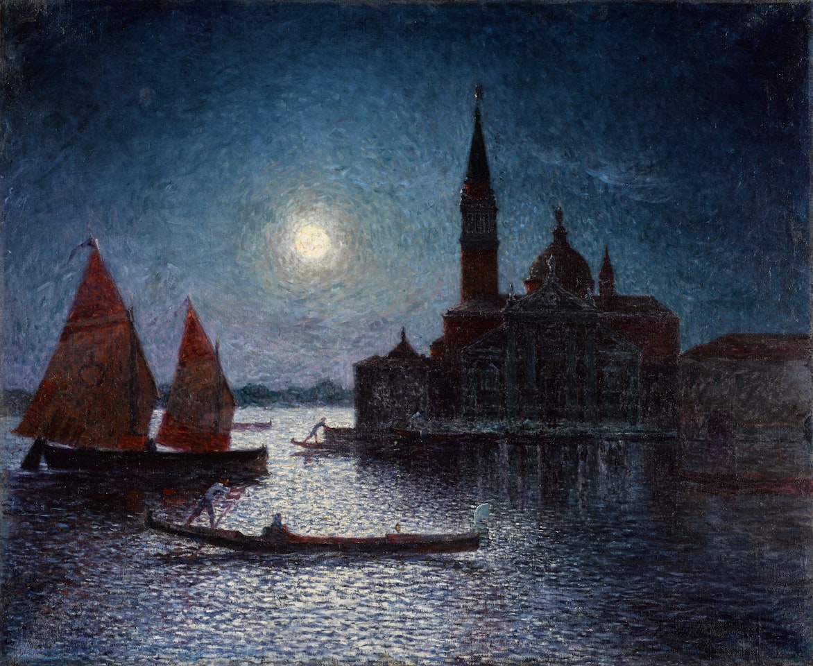 Venise, San Giorgio au clair de lune by Ferdinand du Puigaudeau