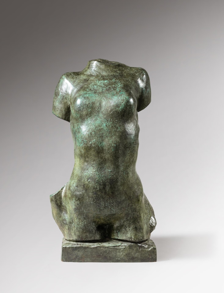 Torse de jeune femme cambrée dit aussi Torse de Jeune femme no. 390 by Auguste Rodin