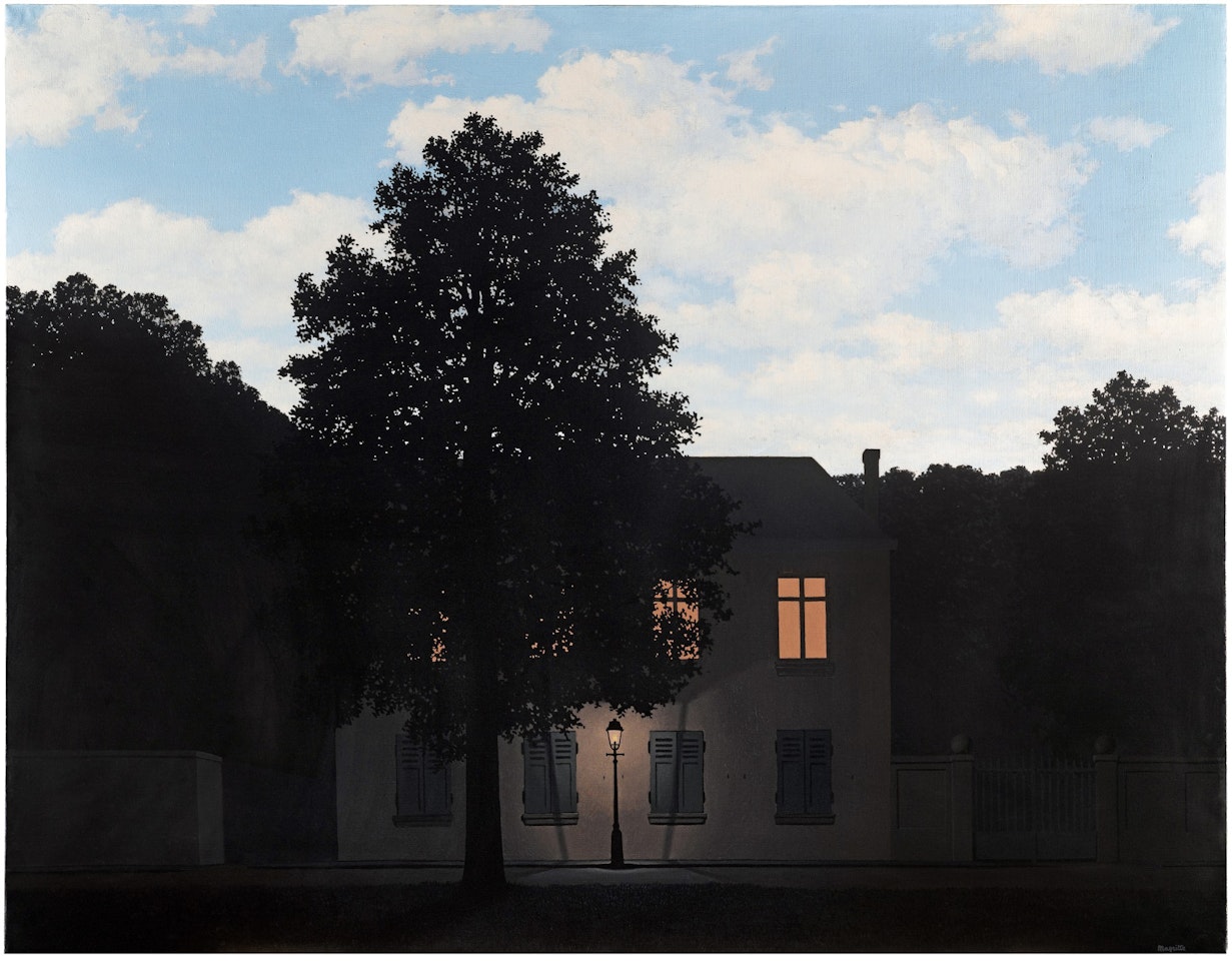 L’empire des lumières by René Magritte