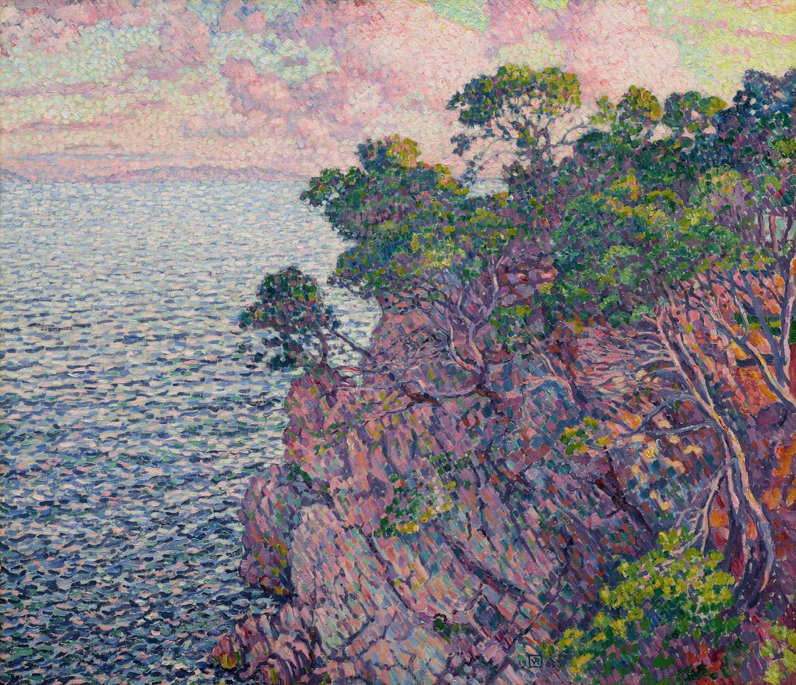 La pointe du Rossignol (Cap Layet) by Theo van Rysselberghe