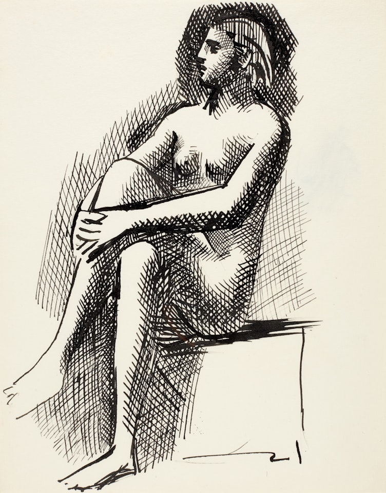 Femme assise by Pablo Picasso