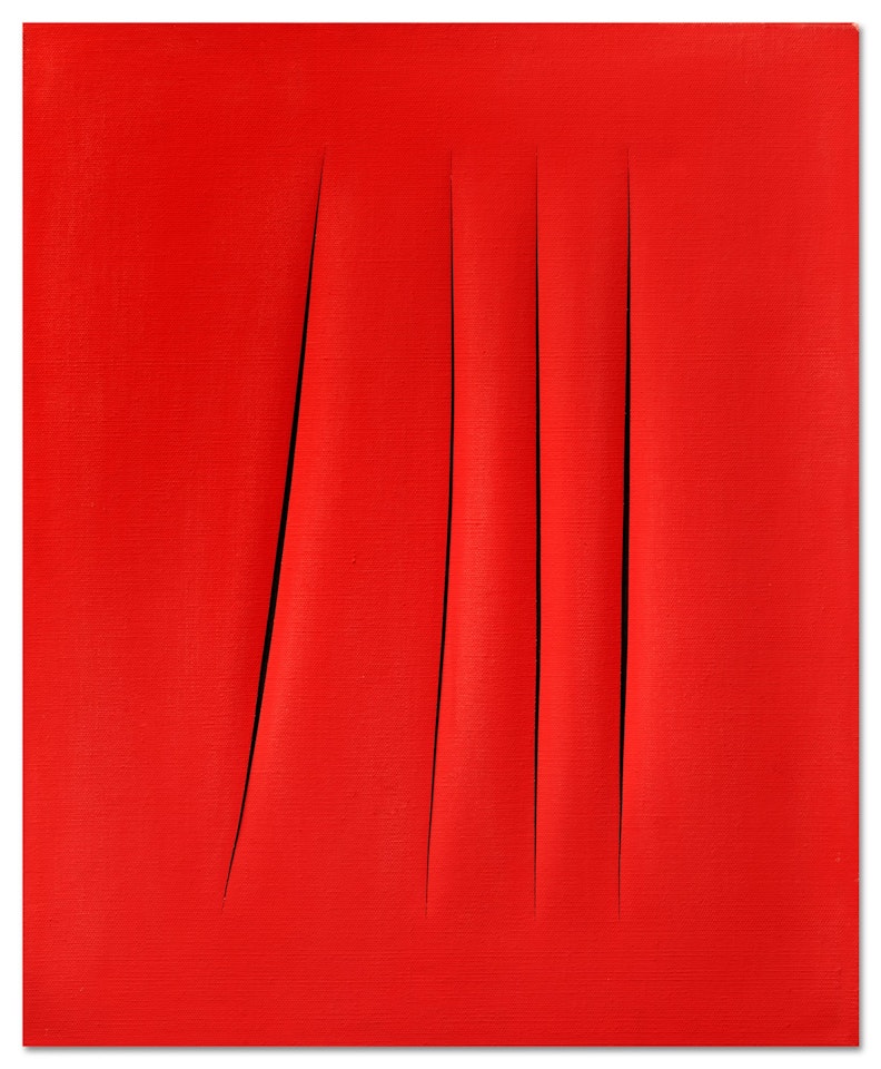 Concetto spaziale, Attese by Lucio Fontana
