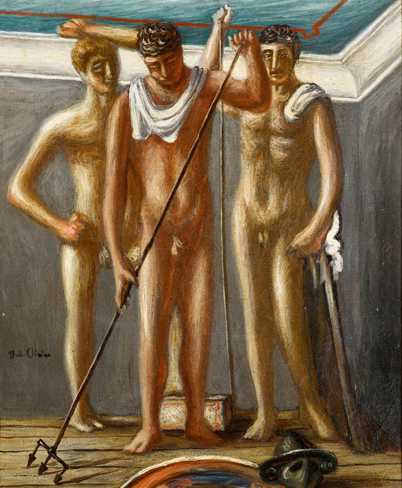 Gladiatori by Giorgio de Chirico