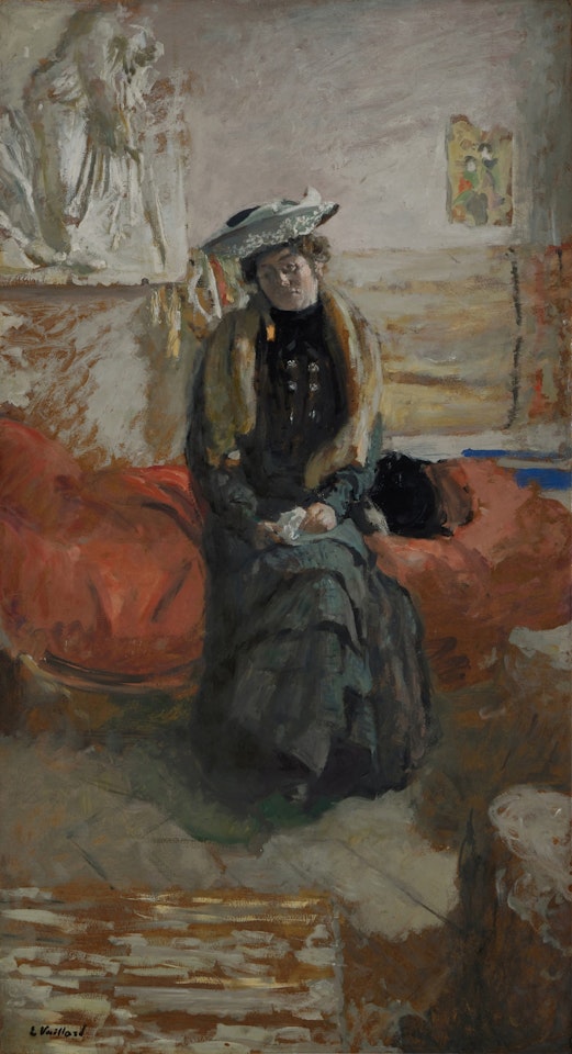 Femme sur un divan (L’Attente) by Édouard Vuillard