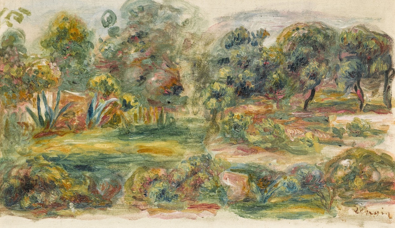 Paysage du midi by Pierre-Auguste Renoir
