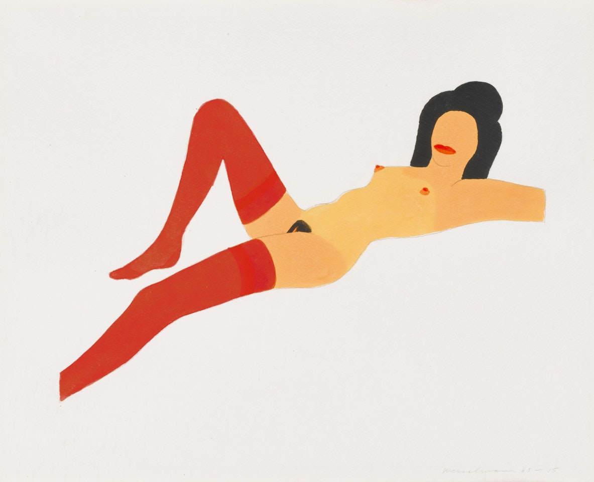 Embossed Nude #1 by Tom Wesselmann