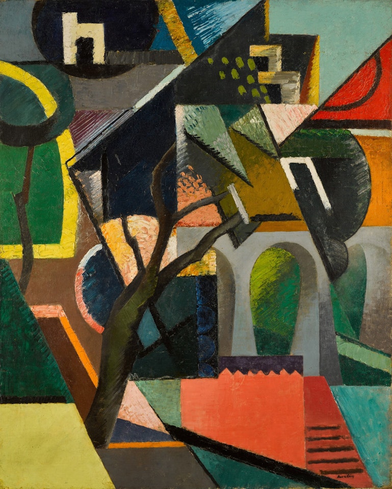 Chêne-Liège et aqueduc by Auguste Herbin