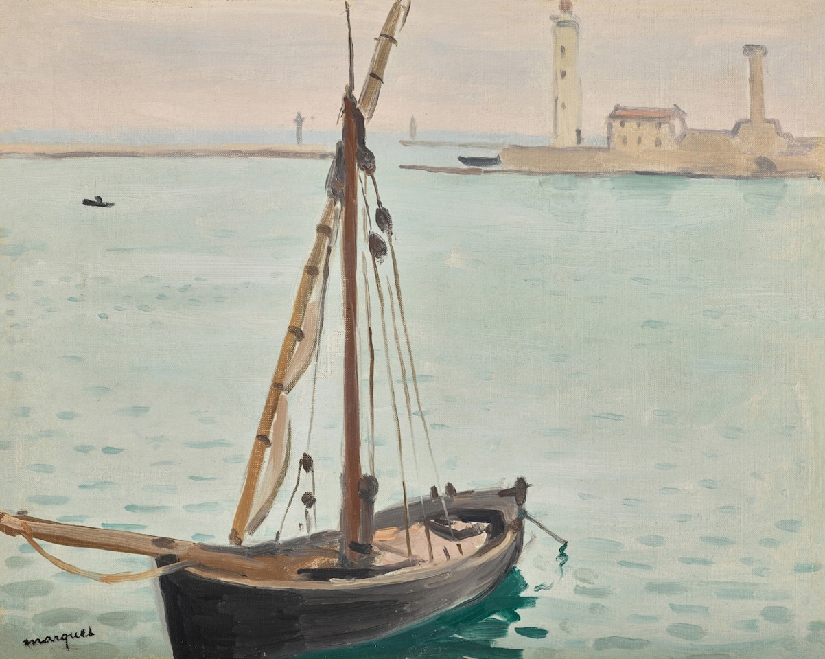 Sète, le bateau de pêche by Albert Marquet