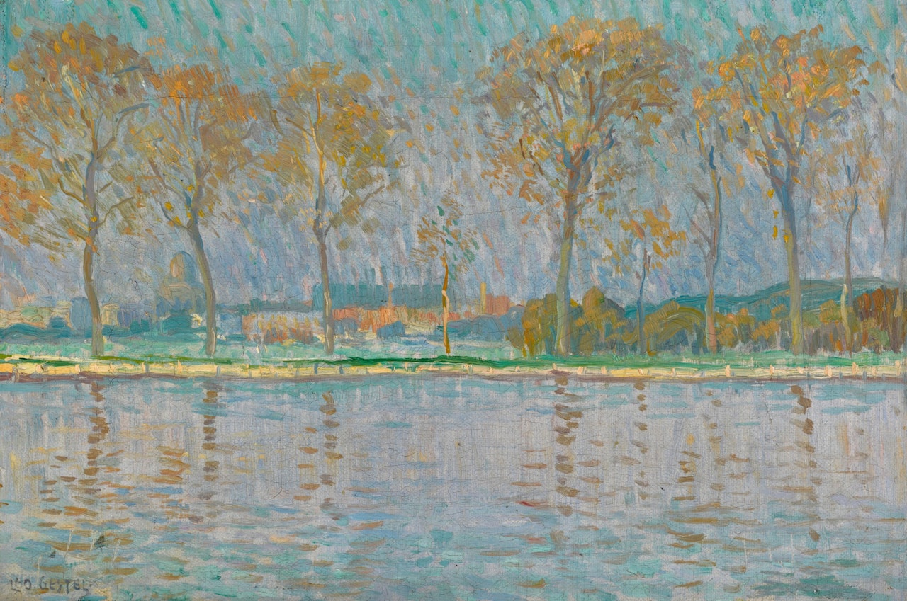 Langs den Amstel (Along the River Amstel) by Leo Gestel