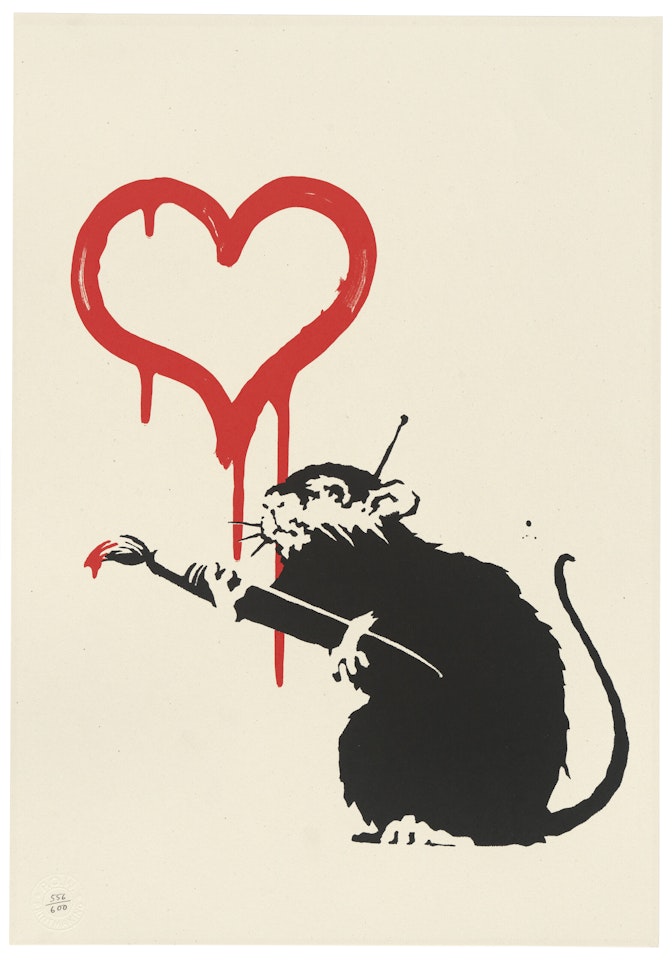 Love Rat by Banksy