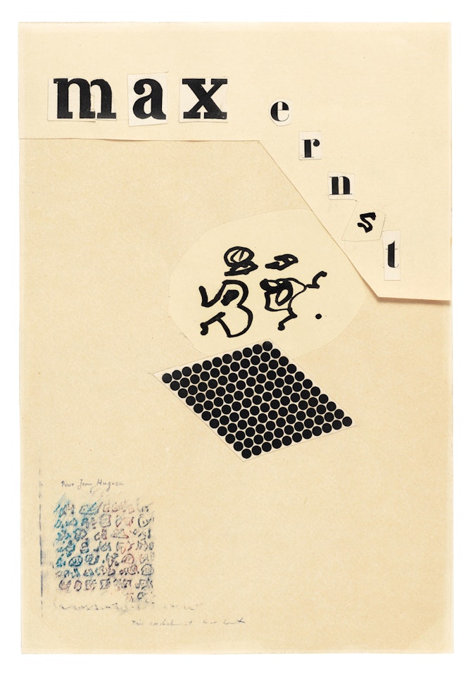 Maquette pour 'Ecrits et oeuvre gravé' by Max Ernst