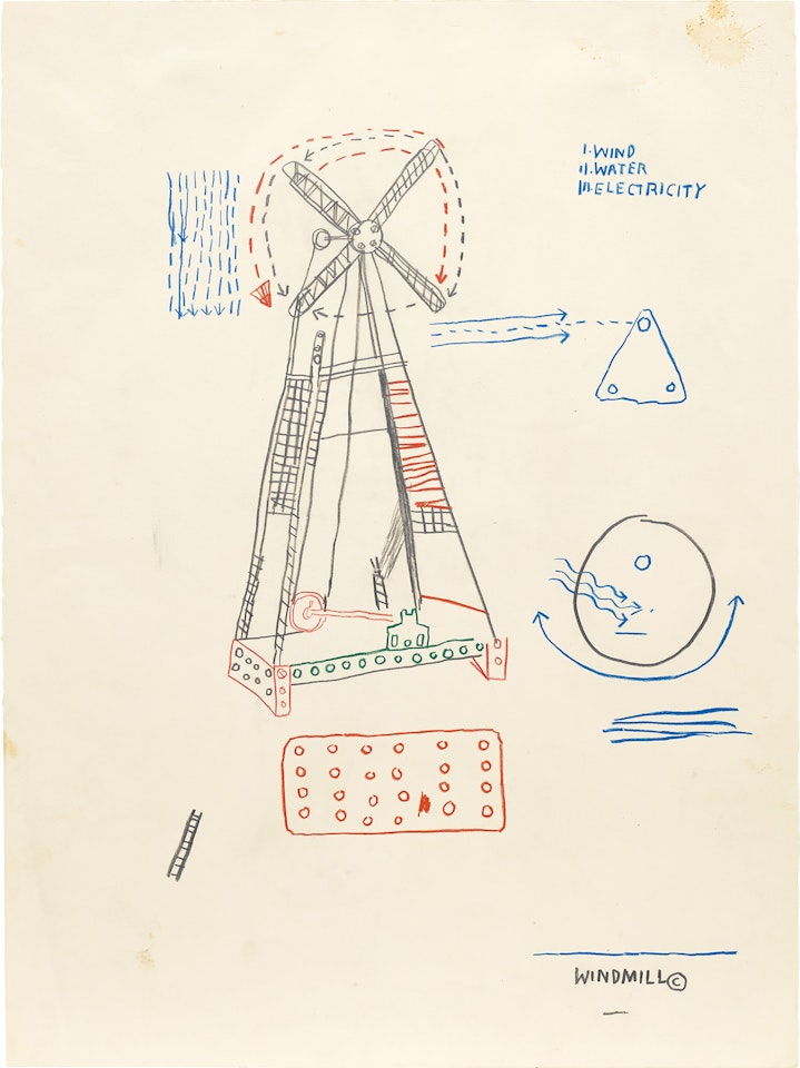 Windmill by Jean-Michel Basquiat