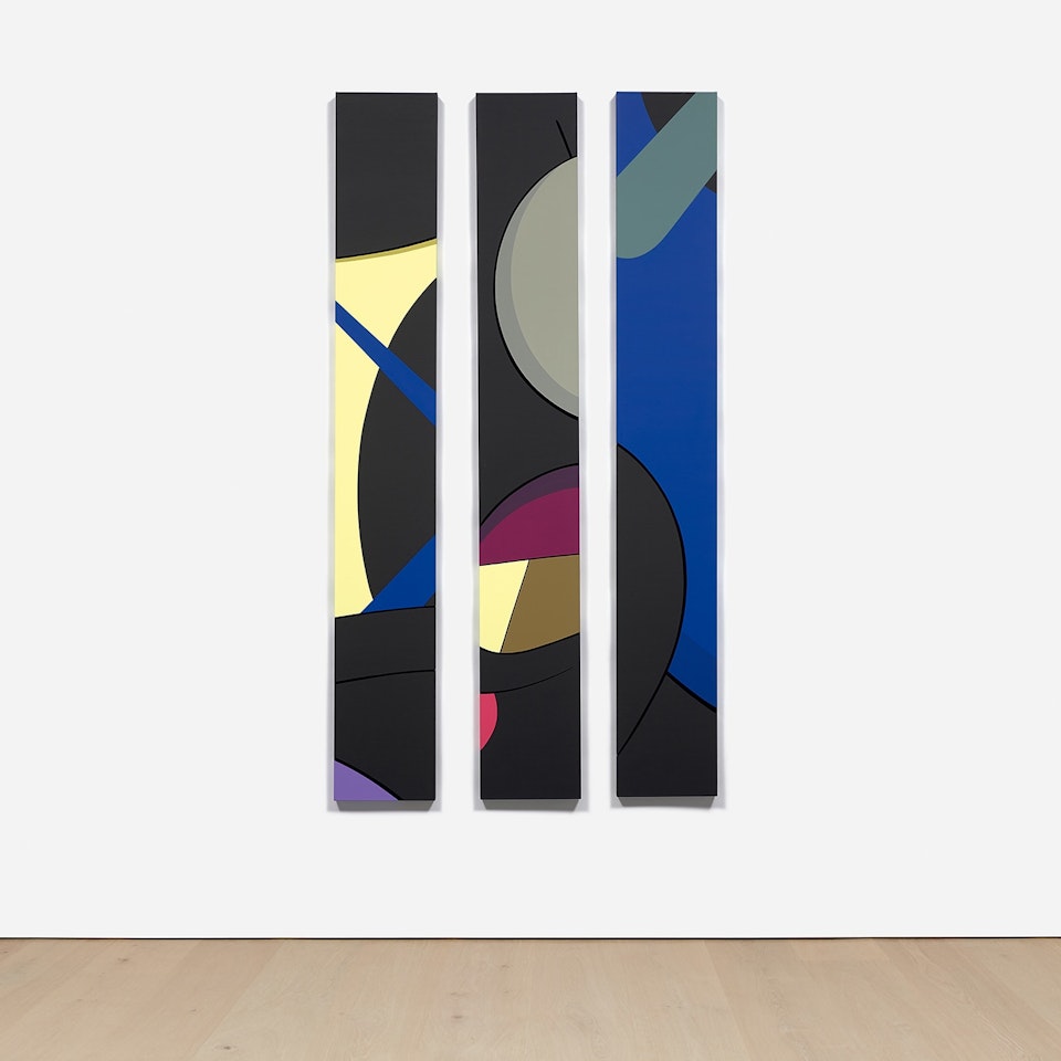 Two works: (i) T.N.O.N.-Y; (ii) T.N.O.N.-F by Kaws