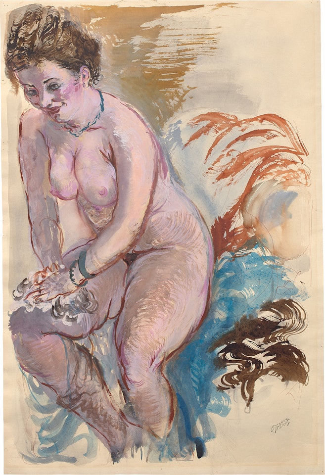 Female Nude, Cape Cod by George Grosz