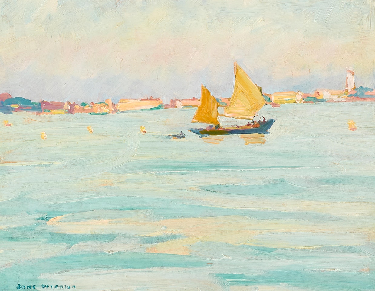 On the Lagoon, Venice by Jane Peterson
